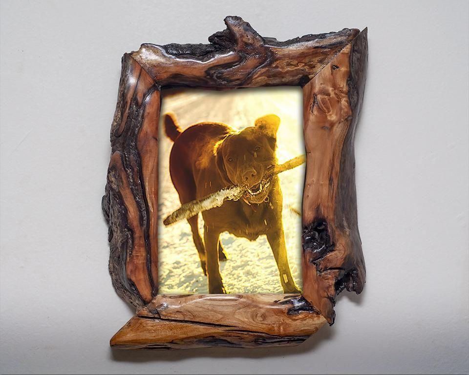 Thumbnail: custom made wood frame 5x7