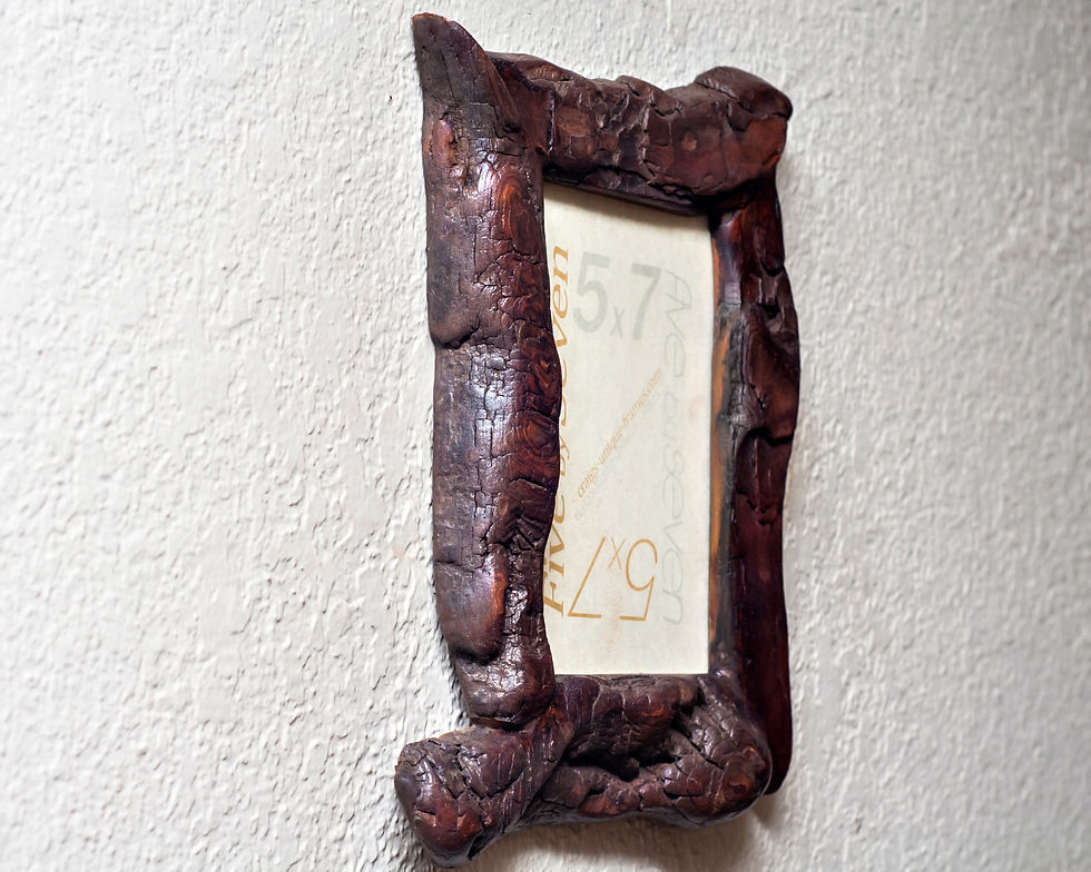 Thumbnail: 5x7 picture frame wood unique live edge frames