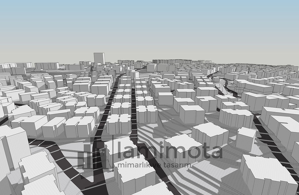 Küçük resim: Acıbadem 3 Boyutlu Modeli ve İzohipsli Dwg Dosyası