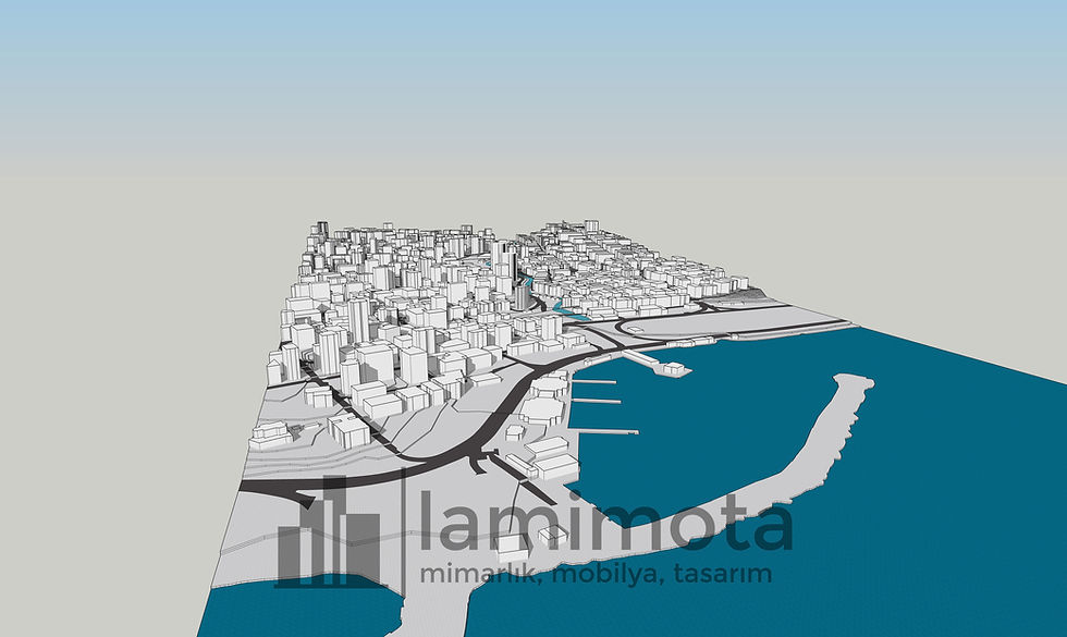 Küçük resim: Bostancı 3 Boyutlu Modeli ve İzohipsli Dwg Dosyası