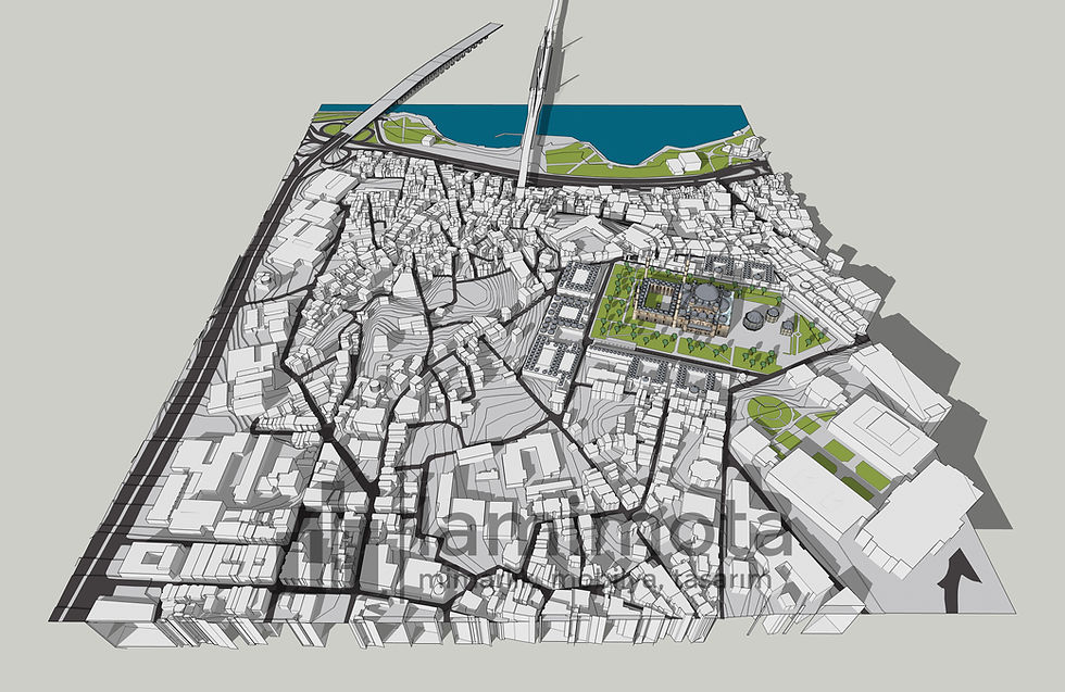 Küçük resim: Süleymaniye 3 Boyutlu Modeli ve İzohipsli Dwg Dosyası (Yeni)