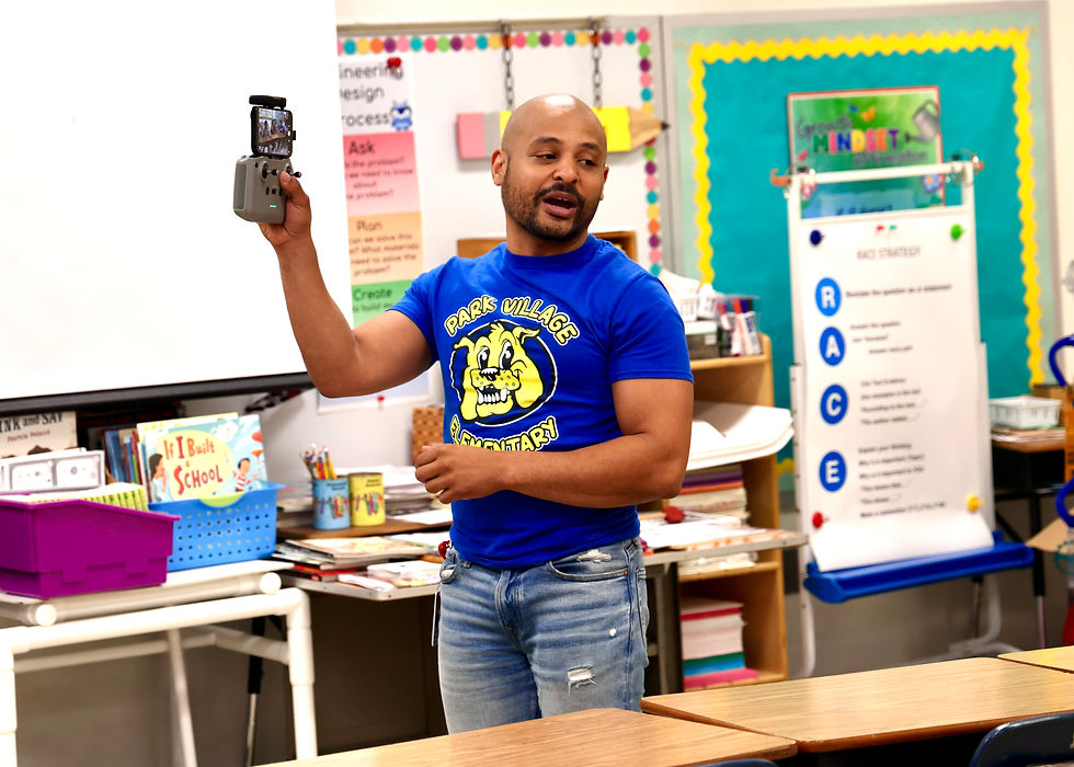 Career Day at Park Village Elementary School in the Judson Independent School District.