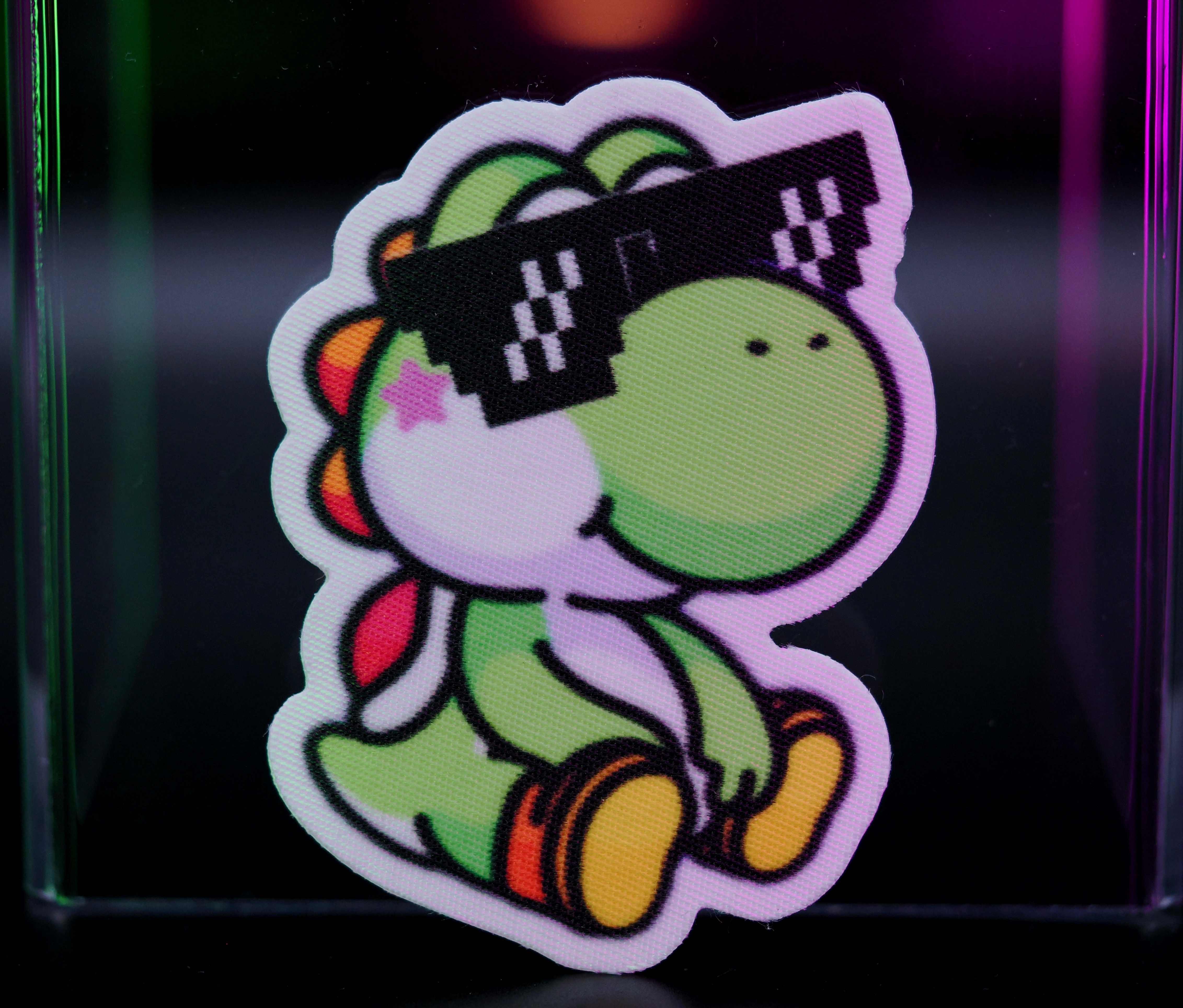 Thug Life BB Yosh 3" Fabric Sticker