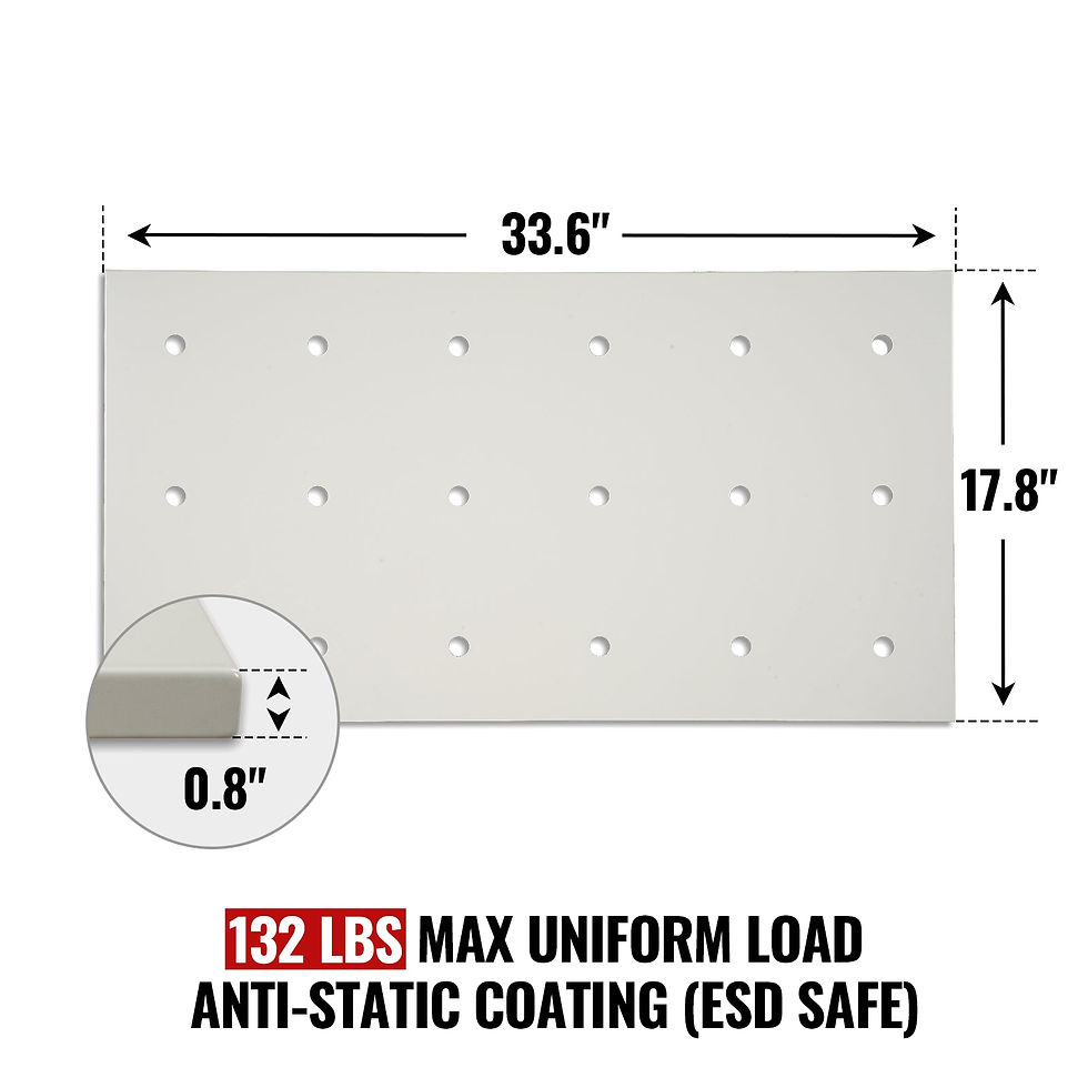 ( 1 Pack / 1 Pcs ) Shelf with 5 Pcs Clips, 880L Cabinet, White (for...