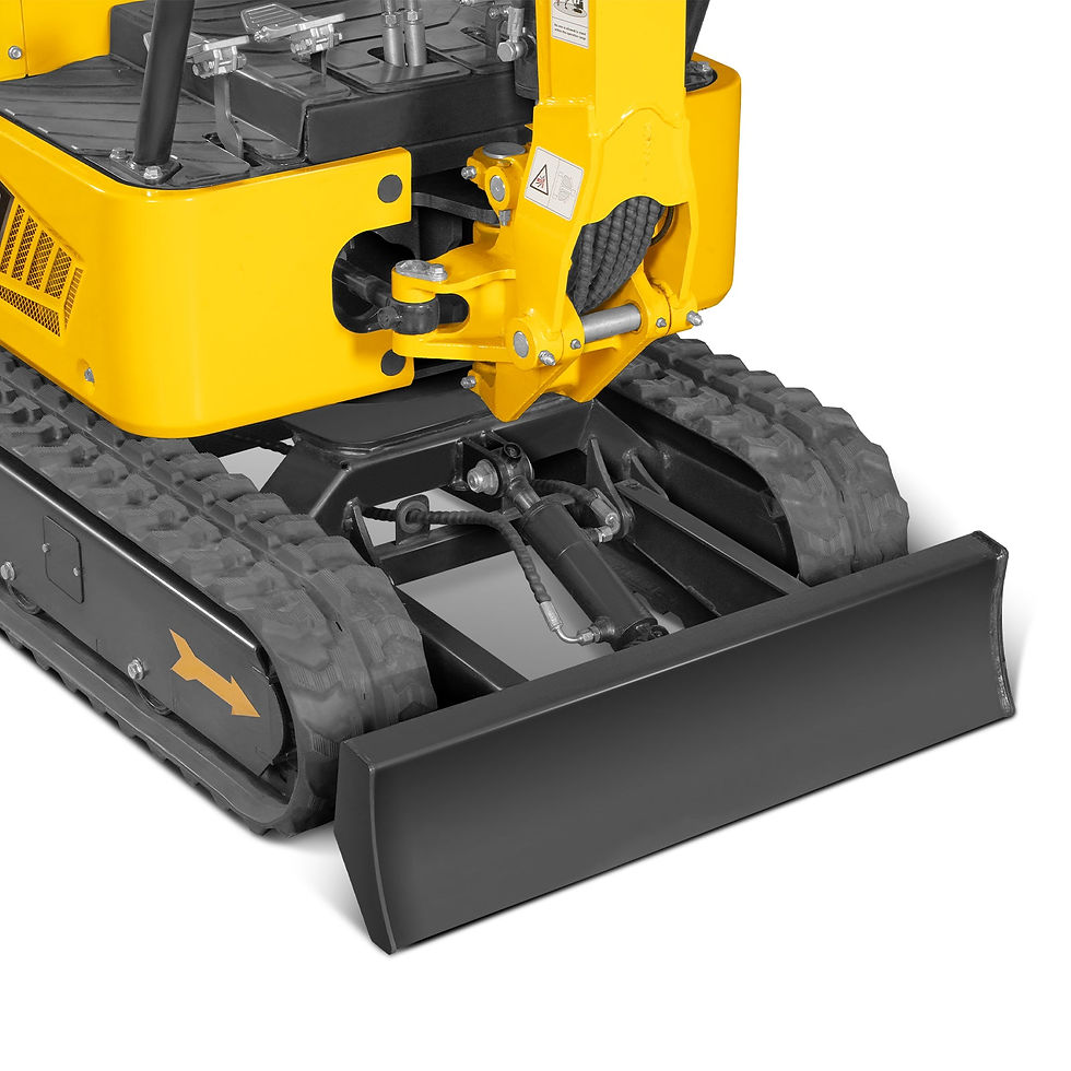 Thumbnail: Mini Compact Excavator B&S VANGUARD 408cc 14hp Engine, 65.7” Max. Digging...