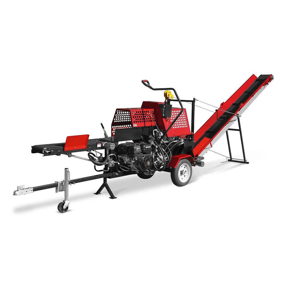Firewood Log Splitter Processor Conveyor, 20ton Splitting Force 24" x 15"...