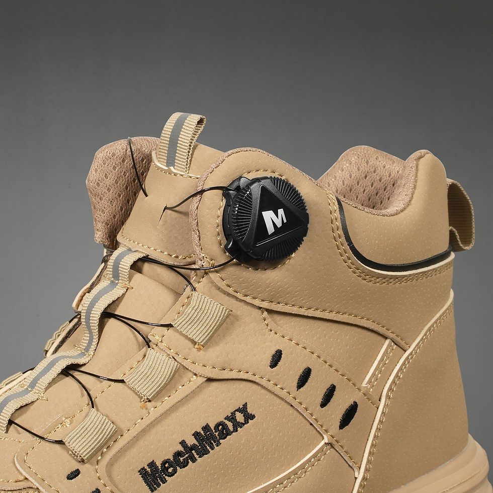 Thumbnail: Mid-Top Safety Shoes, Safety Footwear, Size 10