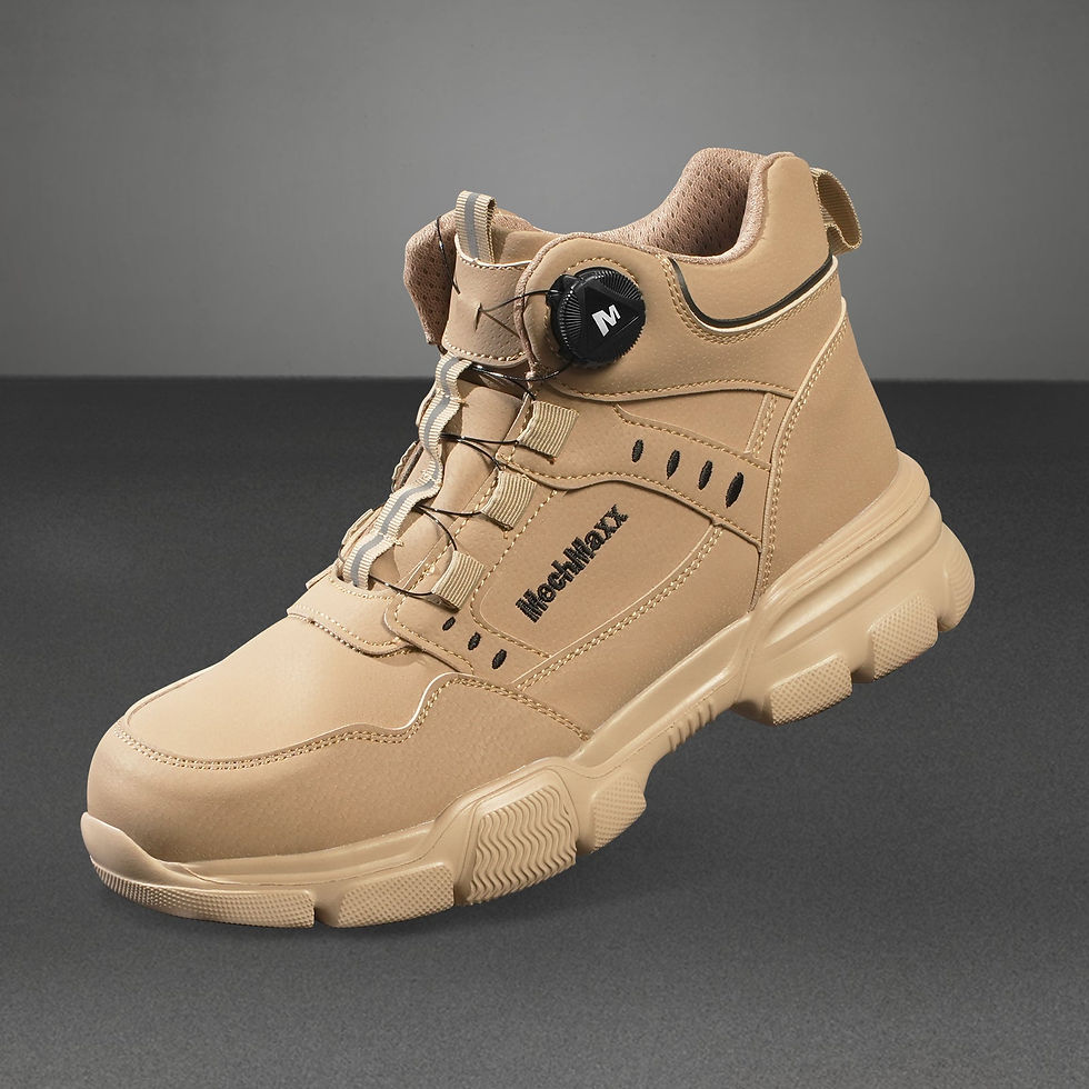 Thumbnail: Mid-Top Safety Shoes, Safety Footwear, Size 10.5