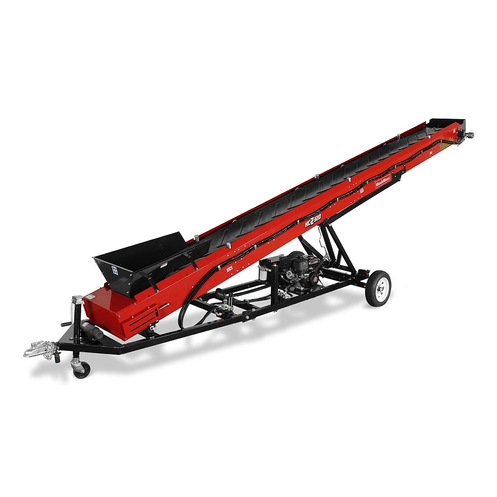 Thumbnail: Heavy Duty Conveyor, 9HP 270cc Gasoline Powered Max. 180" Lift Height, 276''...