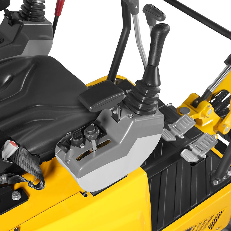 Thumbnail: Mini Compact Excavator B&S VANGUARD 408cc 14hp Engine, 65.7” Max. Digging...