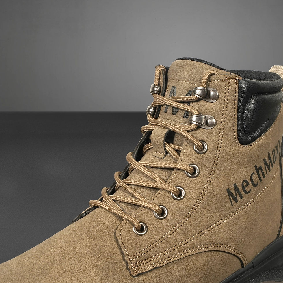 Thumbnail: Mid-Top Safety Shoes, Safety Footwear, Size 10.5