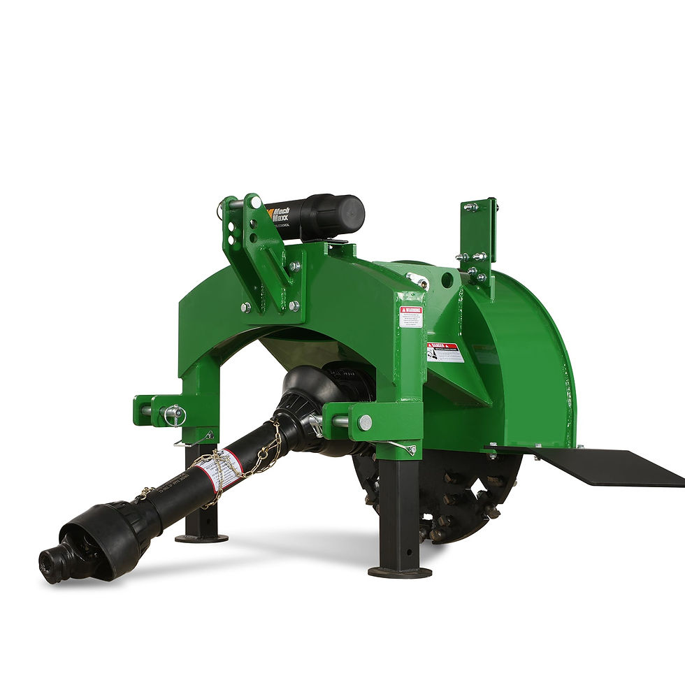 Thumbnail: 3-Point PTO Stump Grinder with 34 Carbide Teeth (PTO Shaft Included with...