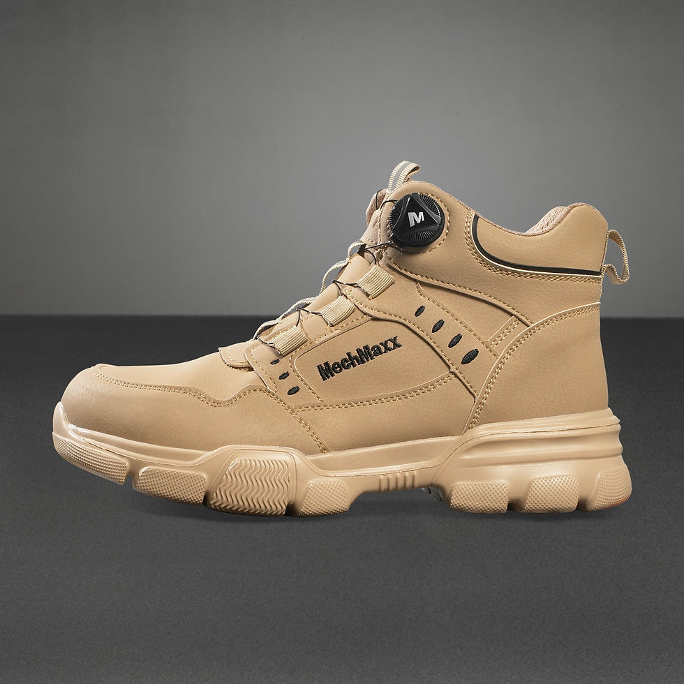 Thumbnail: Mid-Top Safety Shoes, Safety Footwear, Size 10
