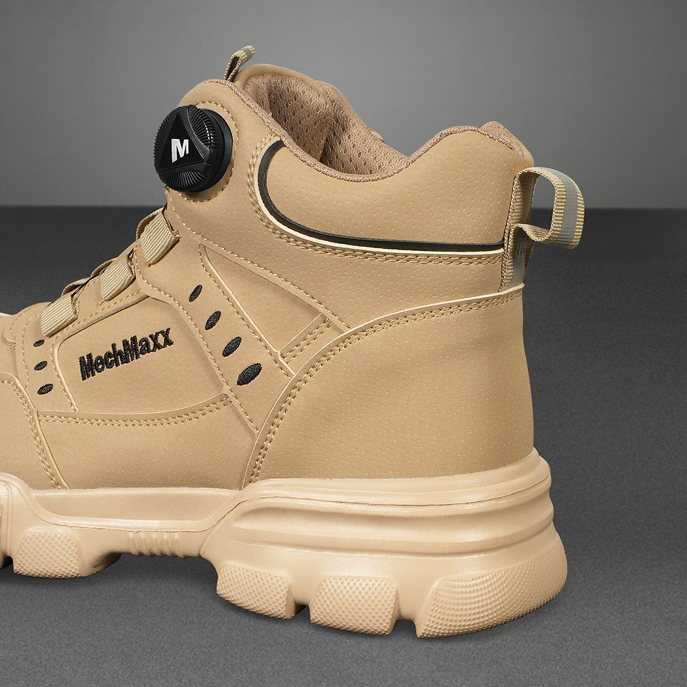 Thumbnail: Mid-Top Safety Shoes, Safety Footwear, Size 10.5