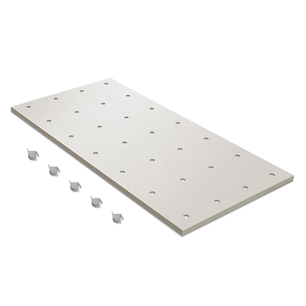 ( 1 Pack / 1 Pcs ) Shelf with 5 Pcs Clips, 1430L Cabinet, White (for...