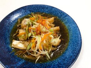 白身魚の本格中華蒸し