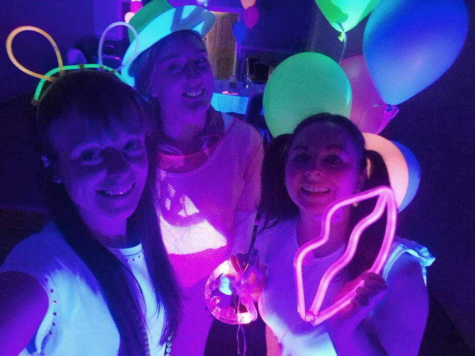 UV neon glow birthdays Liverpool