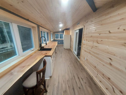Wertz Remodeling LLC, kitchen renovation, kitchen remodel, live edge countertops, double oven wall mount, kitchen contractor, new flooring, appliance installation