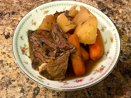 My Mom's Beef Pot Roast with Potatoes