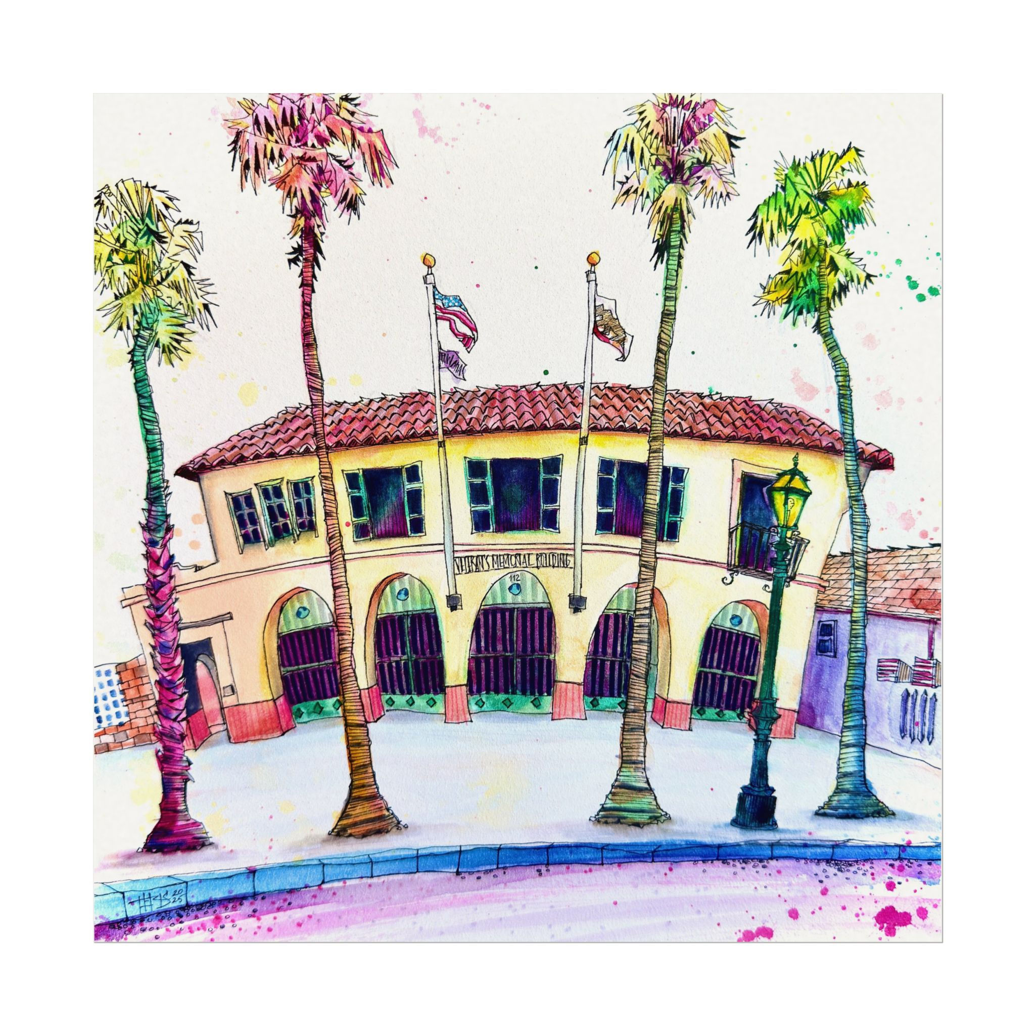 Veterans' Memorial Buidling, Santa Barbara, California