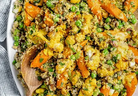 ROASTED VEGGIE QUINOA SALAD