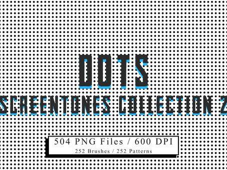 Screentones Collection 2 - Dots - Download
