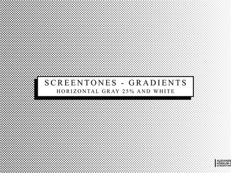 Manga Screentones / Gradients No. 6 / Horizontal - Download