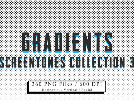 Screentones Collection 3 - Gradients - Download