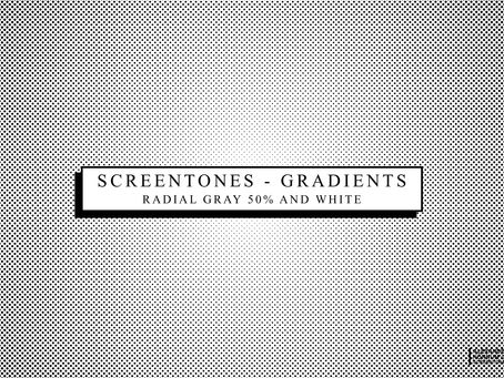 Manga Screentones / Gradients No. 8 / Radial - Download