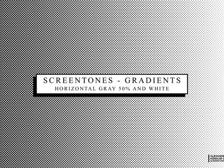 Manga Screentones / Gradients No. 5 / Horizontal - Download