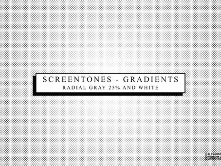 Manga Screentones / Gradients No. 9 / Radial - Download
