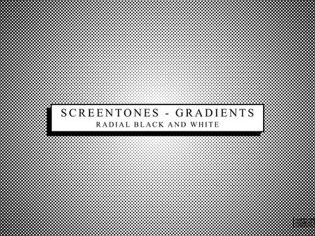 Manga Screentones / Gradients No. 7 / Radial - Download