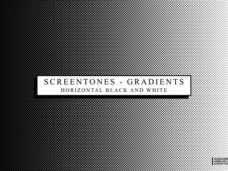 Manga Screentones / Gradients No. 4 / Horizontal - Download