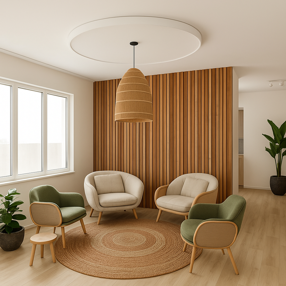 Scandinavian & Boho Inspired Seating Lounge