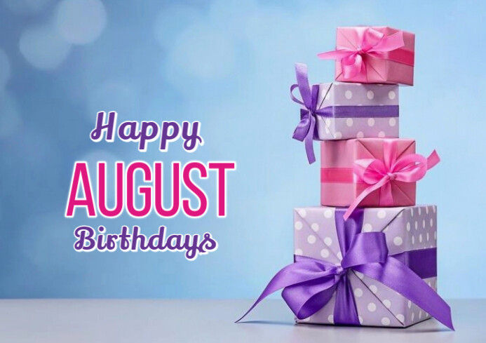 Wishing all GGC Members born in August a Very Happy Birthday Month 🎉