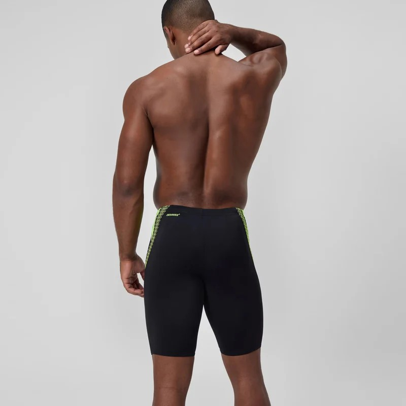 Thumbnail: Speedo - Mens Hyperboom Splice Jammer - Black/Yellow