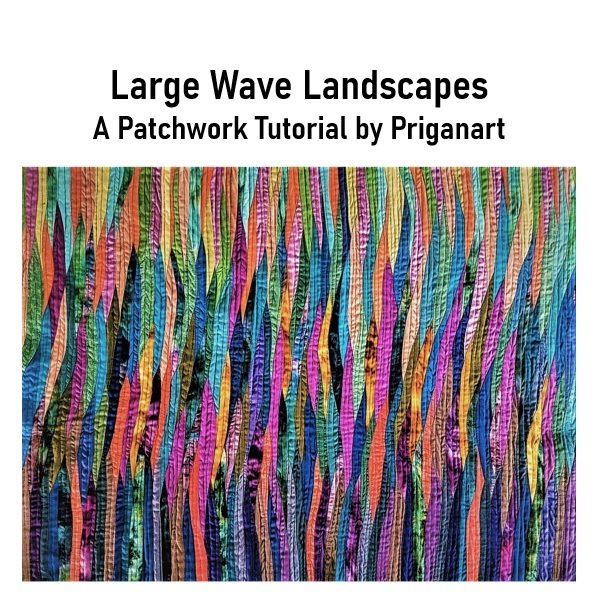 Large Wave Landscapes Patchwork Tutorial