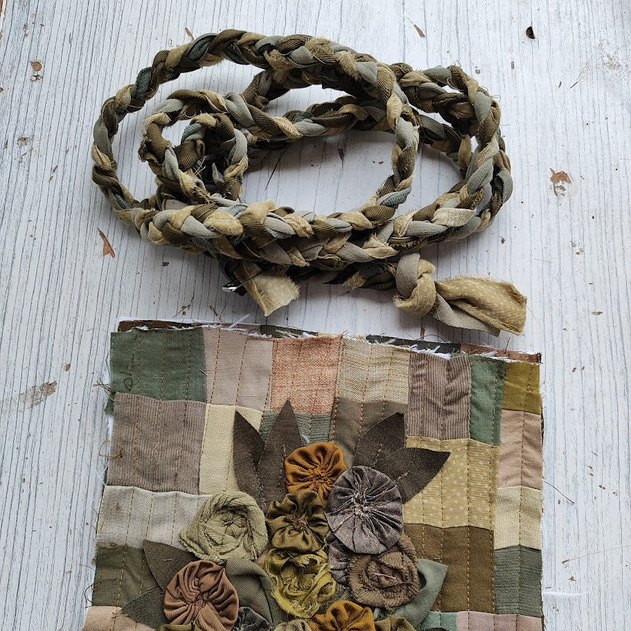 Thumbnail: flora lfringe bag gwith braided strap