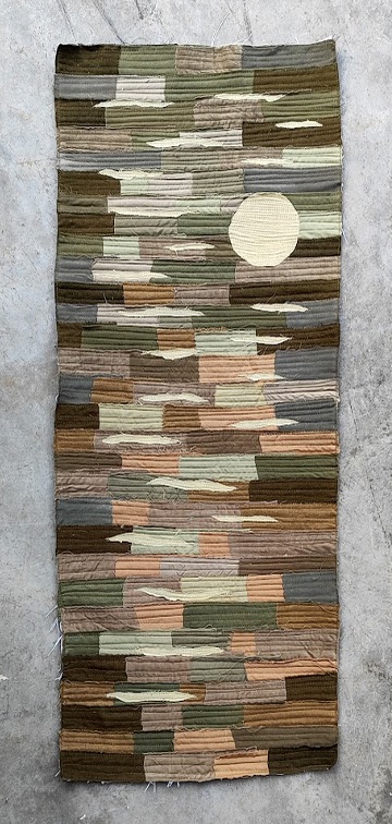 strip collage moonlight patchwork piece