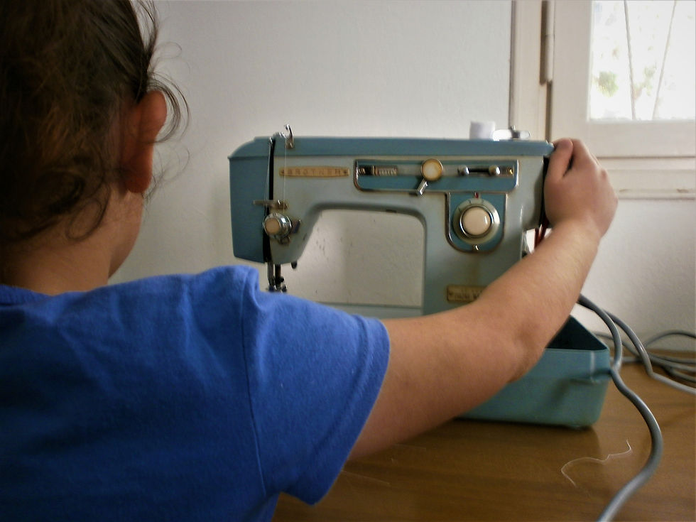 Sedwing on a machine