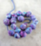 Fabric handmade beads