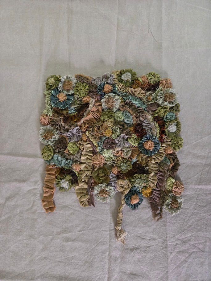 Beige colored background fabric