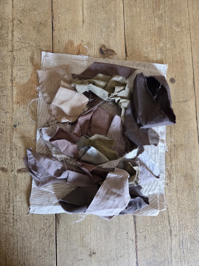 selection of brown fabrics