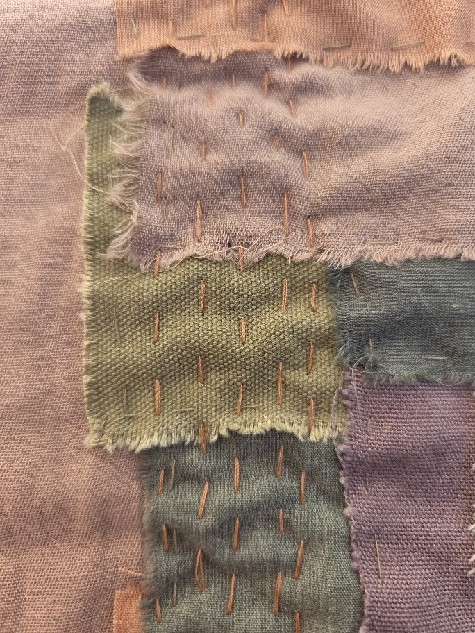 boro stitching on fabric