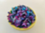 bowl of t shirt scraps