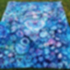 Tie dyed tapestry
