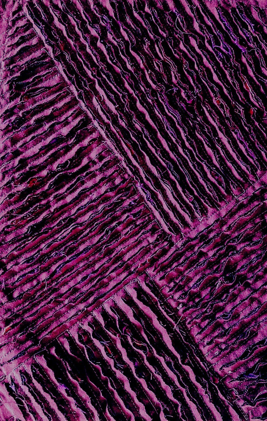Thumbnail: plum colored sew and slash chenille fabric