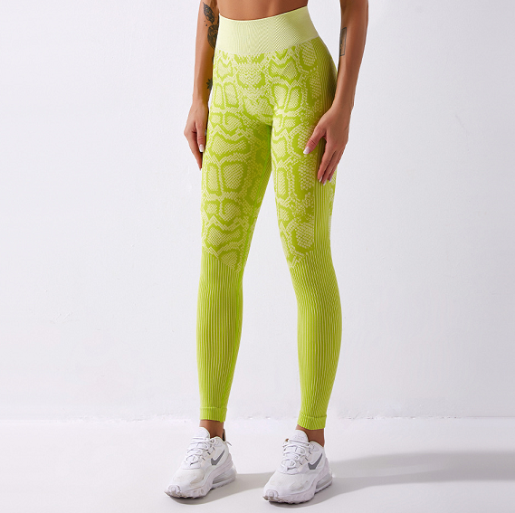 Miniatura: Leopard Print Women  Seamless Workout Plus Size Fitness Yoga Sets