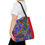 Thumbnail: Colorful Whale Art Tote Bag - Eco-Friendly & Stylish Beach Accessory