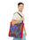 Thumbnail: Colorful Whale Art Tote Bag - Eco-Friendly & Stylish Beach Accessory